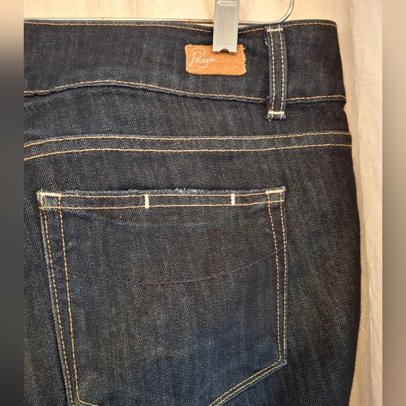 Paige Denim NWOT women's 31 cuffed dark wash Jeans - Picture 3 of 4